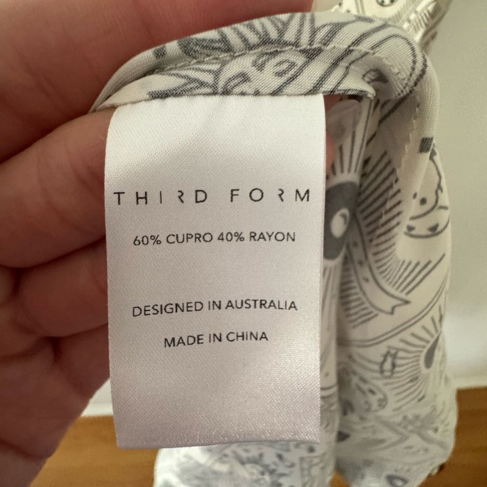 NWT Third Form x Free People Tarot Card Patterned Midi Dress Size 6 - Picture 6 of 10